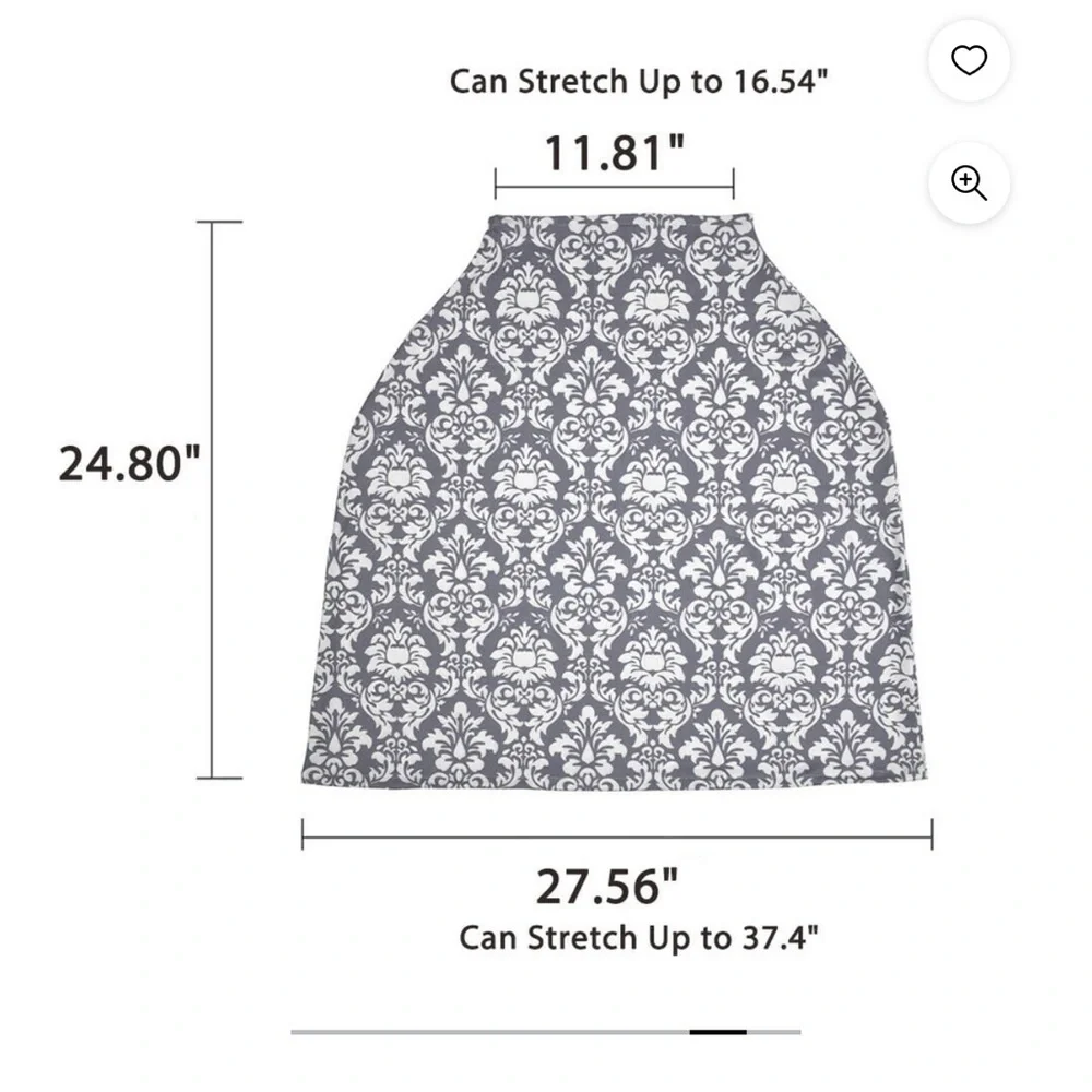 Gray Car seat cover